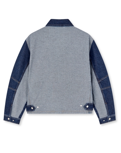 Mads Nørgaard - Luke Denim Solar Block Jakke - Mid Blue Denim